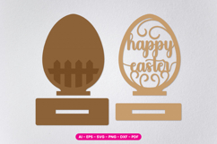 Easter Egg Stand Laser Cut SVG Product Image 2