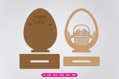 Easter Egg Stand Laser Cut SVG Product Image 2