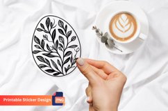 Easter Egg Sticker, Colorful Easter Egg Sticker Product Image 1