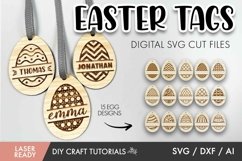 Laser Easter Tags SVG Product Image 1