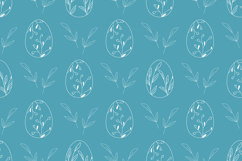 Easter eggs prints | seamless pattern|digital paper Product Image 2