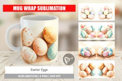 Mug Wrap Design Easter Eggs Product Image 1