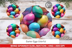 Wind Spinner Easter Eggs Colorful Product Image 1