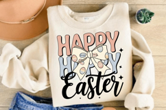 Easter Eggs Coquette Bow PNG, Happy Easter PNG, Easter PNG Product Image 3