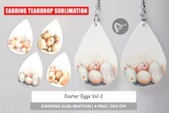Earring Teardrop Easter Eggs Product Image 1