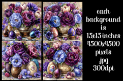 Easter Background, Easter Flowers, Spring Backgrounds, s1 Product Image 2