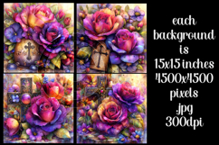 Easter Background, Easter Flowers, Christian Backgrounds, 12 Product Image 2