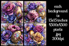 Easter Background, Easter Flowers, Spring Backgrounds, s15 Product Image 2