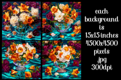 Easter Background, Easter Flowers, Spring Backgrounds, s17 Product Image 2