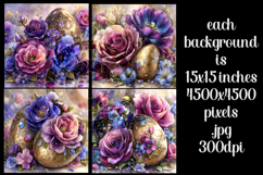 Easter Background, Easter Flowers, Spring Backgrounds, s22 Product Image 2