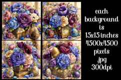 Easter Background, Easter Flowers, Spring Backgrounds, s24 Product Image 2