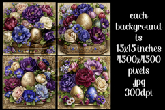 Easter Background, Easter Flowers, Spring Backgrounds, s25 Product Image 2