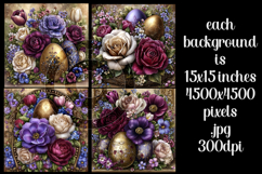 Easter Background, Easter Flowers, Spring Backgrounds, s29 Product Image 2