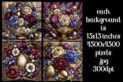 Easter Background, Easter Flowers, Spring Backgrounds, s30 Product Image 2
