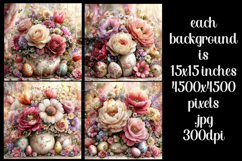 Easter Background, Easter Flowers, Spring Backgrounds, s33 Product Image 2