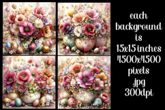 Easter Background, Easter Flowers, Spring Backgrounds, s42 Product Image 2