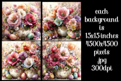 Easter Background, Easter Flowers, Spring Backgrounds, s45 Product Image 2