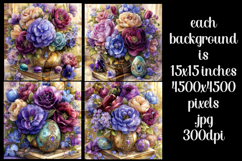 Easter Background, Easter Flowers, Spring Backgrounds, s47 Product Image 2
