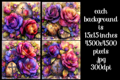 Easter Background, Easter Flowers, Christian Backgrounds, s5 Product Image 2