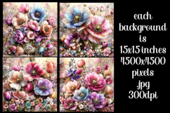 Easter Background, Easter Flowers, Spring Backgrounds, s52 Product Image 2