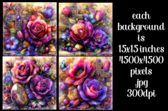 Easter Background, Easter Flowers, Spring Backgrounds, s54 Product Image 2