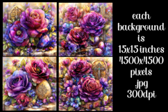 Easter Background, Easter Flowers, Spring Backgrounds, s55 Product Image 2