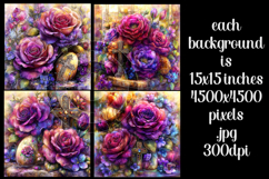 Easter Background, Easter Flowers, Spring Backgrounds, s57 Product Image 2