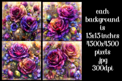 Easter Background, Easter Flowers, Spring Backgrounds, s58 Product Image 2