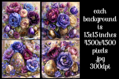 Easter Background, Easter Flowers, Spring Backgrounds, s9 Product Image 2