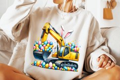 Easter Excavator PNG, Easter Kids PNG, Easter Sublimation Product Image 3