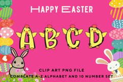 Easter Bunny Alphabet Pastel Egg Letters Kids Decorate_B94 Product Image 1