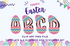 Easter Bunny Alphabet Pastel Egg Letters Kids Decorate_B128 Product Image 1