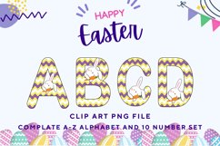 Easter Bunny Alphabet Pastel Egg Letters Kids Decorate_B87 Product Image 1