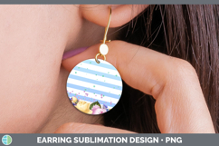 GorgeousEaster Round Earrings design.