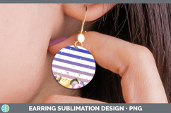 GorgeousEaster Round Earrings design.