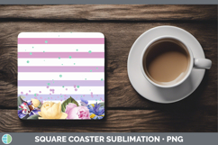 GorgeousEaster Square Coaster design.