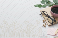 Easter Flowers Cutting file SVG DXF Product Image 2