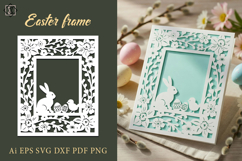 Easter Cut-Out Frame / SVG Product Image 1