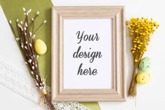easter frame mockup