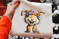 Easter Funny Bunny Clipart Product Image 2