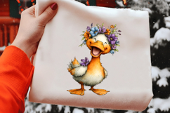Easter Funny Duck Clipart Product Image 2