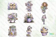 Easter Garden Sublimation Clipart Bundle Product Image 3