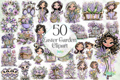 Easter Garden Sublimation Clipart Bundle Product Image 1