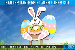 Easter Garden Stakes| Garden Decor|Lawn Stake |Easter Design Product Image 1