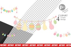 Easter Garland Clipart Product Image 1