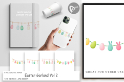 Digital Paper Easter Garland Product Image 1
