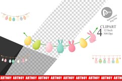 Easter Garland Clipart Product Image 1