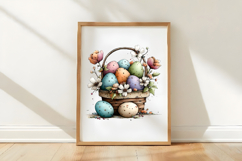 Easter Gift Basket Clipart Product Image 3