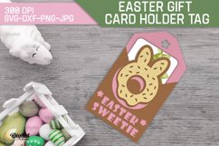 Easter Gift Card Holder Tag. Easter Card Holder Paper Cut Product Image 1