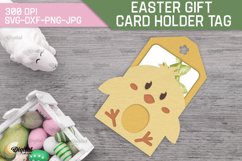 Easter Gift Card Holder Tag. Easter Card Holder Paper Cut Product Image 1